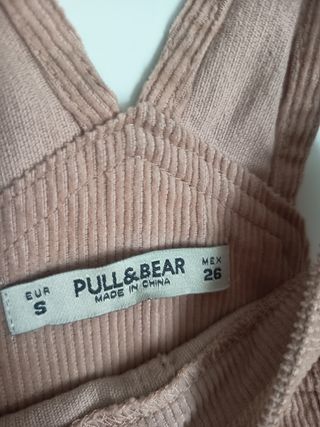 Peto de pana rosa 