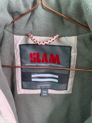 Cazadora Slam T.166 Gris/Rosa