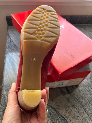 Zapatos Hobby ante burdeos talla 39