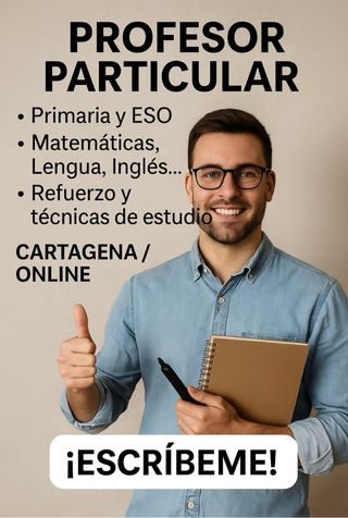 Profesor particular Primaria y ESO – BACHILLERATO 