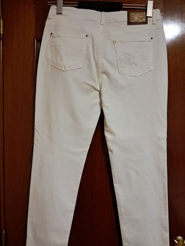 Pantalón vaquero blanco Jean