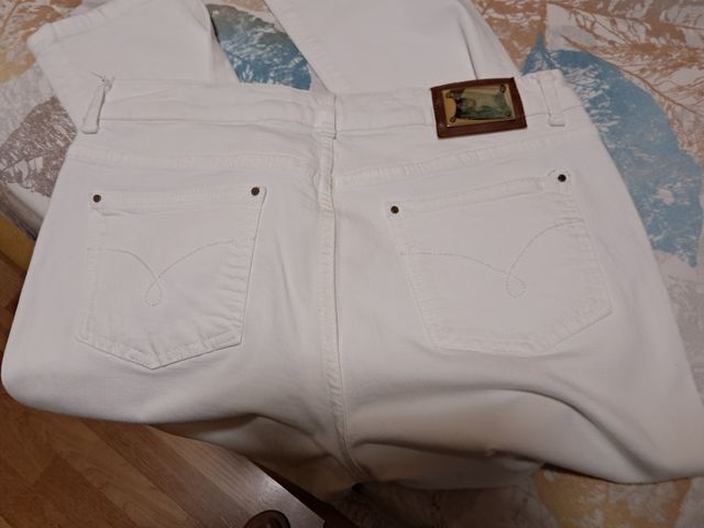 Pantalón vaquero blanco Jean