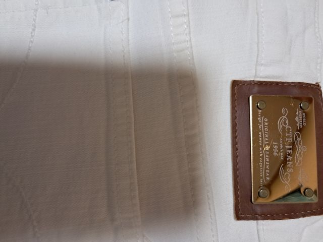 Pantalón vaquero blanco Jean