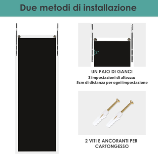 Specchio da Parete Lungo, Specchio sulla Porta o s