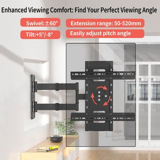 ✨ - HILLPORT 40 43 50 55 58 Soporte TV de Pared co