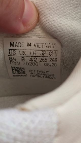 Adidas Ultraboost 20 Blanco Iridiscente Perla n42