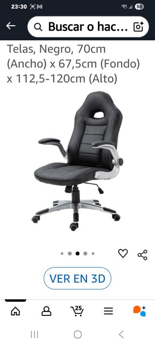 Silla Gaming Negra