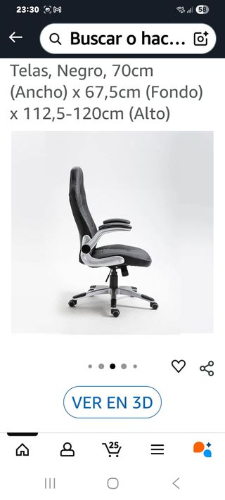 Silla Gaming Negra