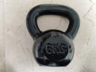 Kettlebell 6kg Nero