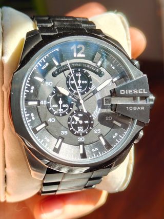 Reloj Diesel Cronógrafo Negro y Plateado