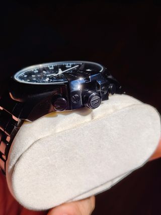 Reloj Diesel Cronógrafo Negro y Plateado