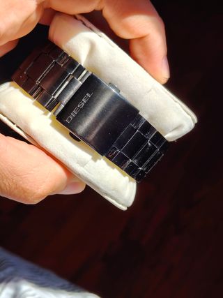 Reloj Diesel Cronógrafo Negro y Plateado
