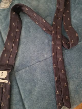 Corbata Scalpers niño calaveras azul narino
