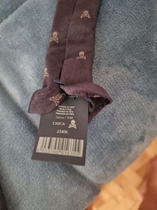 Corbata Scalpers niño calaveras azul narino