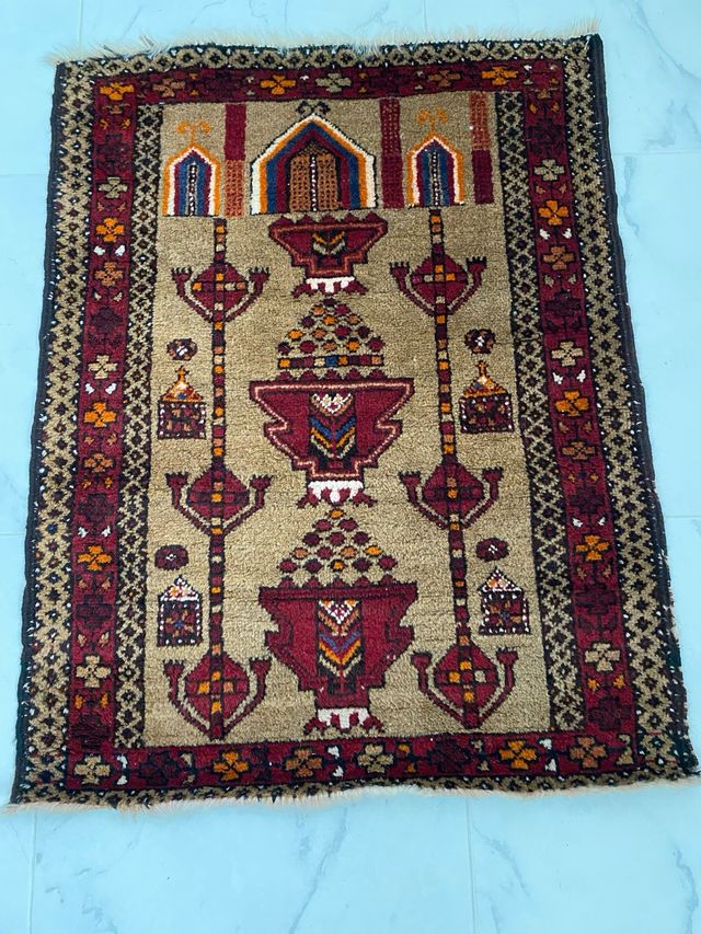 Par de alfombras persas de lana