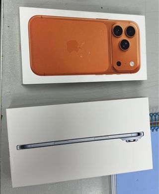 iPhone 17 Pro Naranja Y Iphone 17 air azul