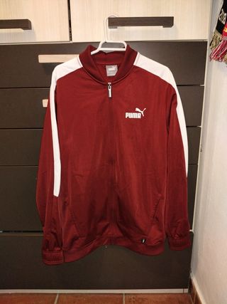 Sudadera Puma Talla S Roja y Blanca