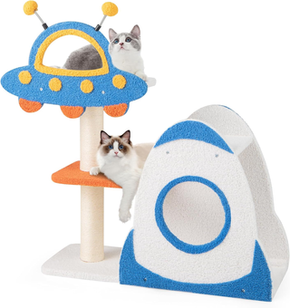 Tiragraffi per Gatti a Tema Spaziale, Albero per G