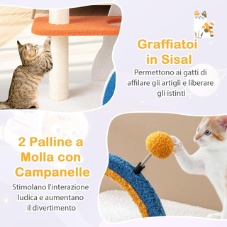 Tiragraffi per Gatti a Tema Spaziale, Albero per G