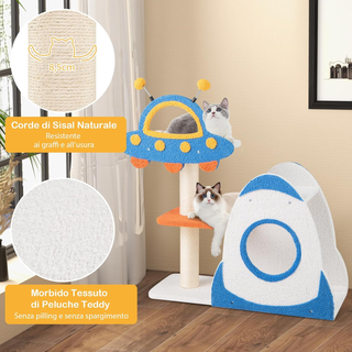 Tiragraffi per Gatti a Tema Spaziale, Albero per G