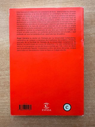 Guía para la redacción y el comentario de texto