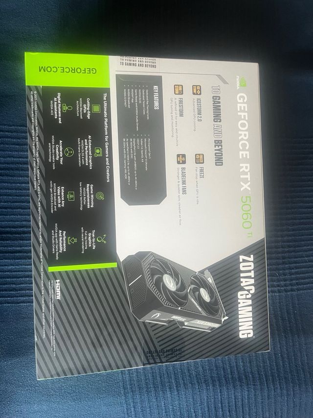 Placa Gráfica Zotac RTX 5060 Ti 16GB