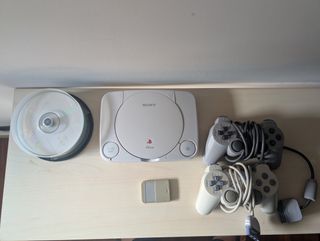 Psone Slim + juegos y accesorios 