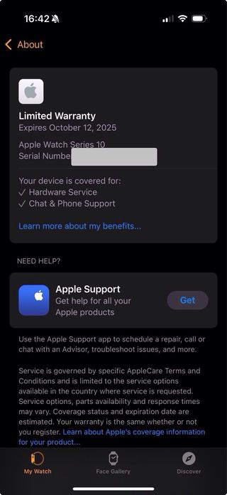 Apple Watch Series 10 42mm Negro Azabache