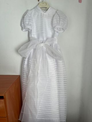 Vestido blanco comunión niña