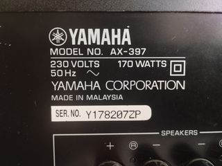 Amplificador Yamaha AX-397 Negro