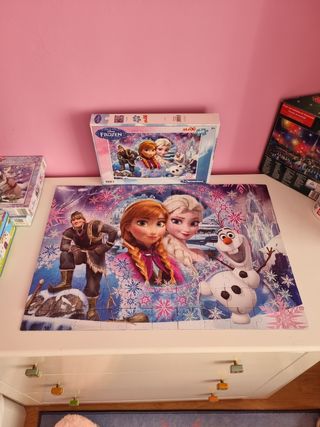 Puzzle Frozen Disney 100 piezas +3a