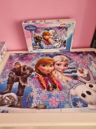 Puzzle Frozen Disney 100 piezas +3a