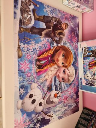 Puzzle Frozen Disney 100 piezas +3a