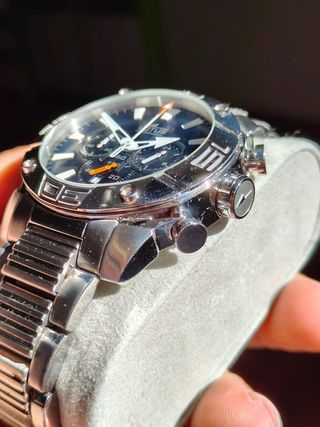 Reloj Lotus Cronógrafo Azul y Plateado