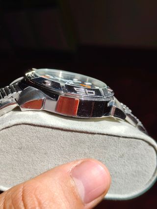 Reloj Lotus Cronógrafo Azul y Plateado