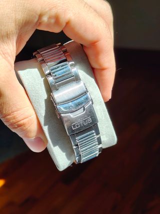 Reloj Lotus Cronógrafo Azul y Plateado