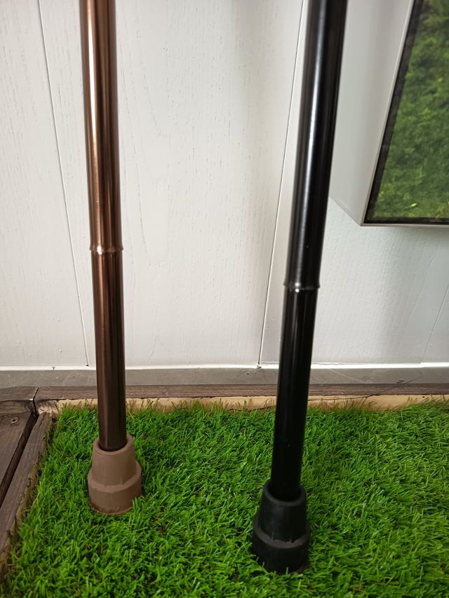 Bastón ajustable con empuñadura ergonómica