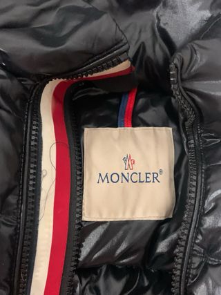 Chaqueta Moncler Negra Hombre