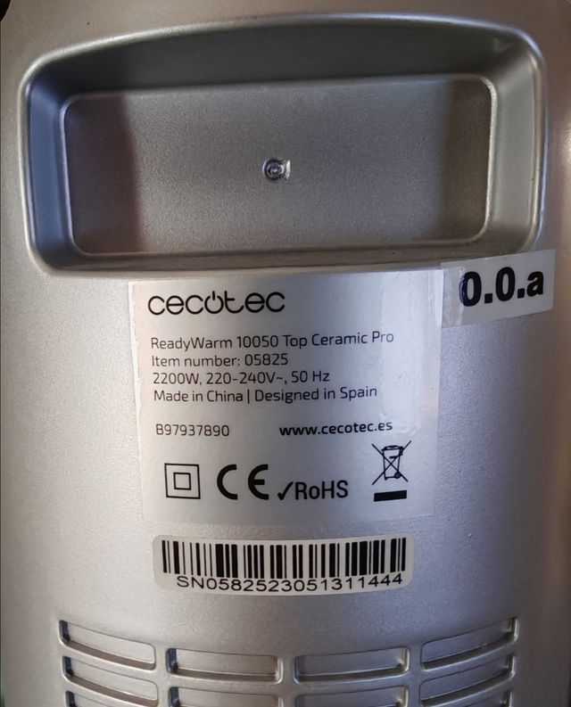 Cecotec ReadyWarm 10050 Ceramic Pro