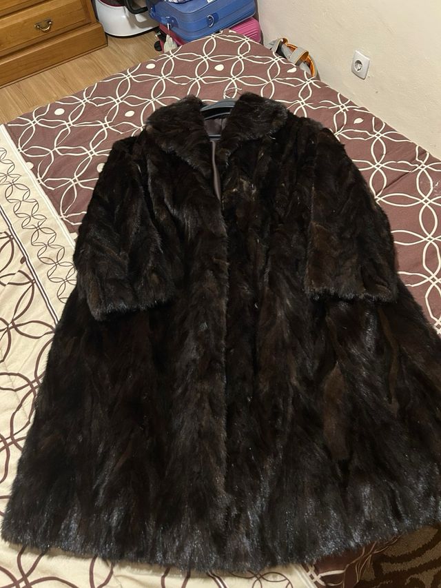 Abrigo de piel de alta calidad