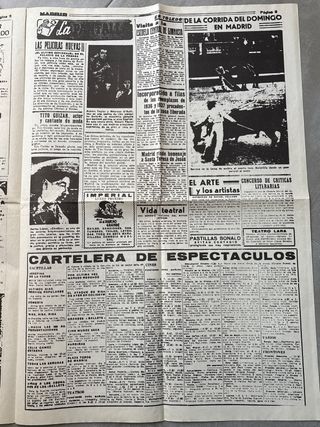 Cartel Guerra Civil
periódico postguerra