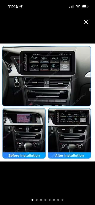 Pantalla CarPlay Android Audi A4 B8 10,25”