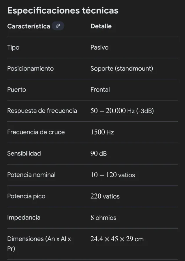 Altavoces Tannoy Saturn S8LCR