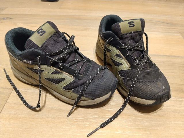 Zapatillas Salomon Trail Niños Outway CSWP J Verde