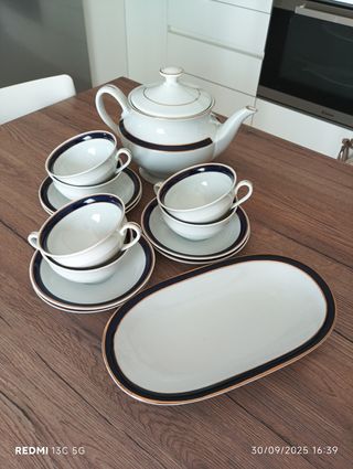 Servizio da thè vintage porcellana