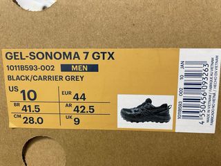 Zapatillas de montaña ASICS negras