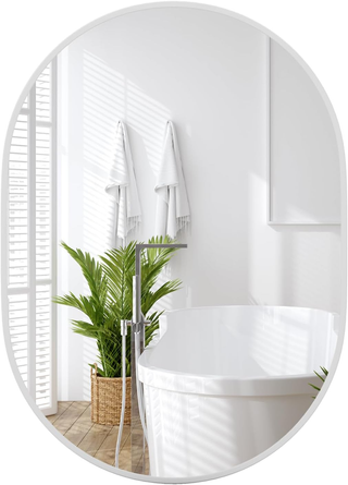 Specchio da Parete, Specchio IP44 da Bagno Ovale M