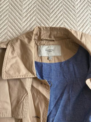 Gabardina Cortefiel Beige