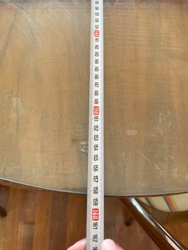 Mesa ovalada de comedor con 8 sillas