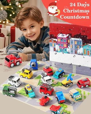 Calendario Adviento Coches, Sorpresa para Niños